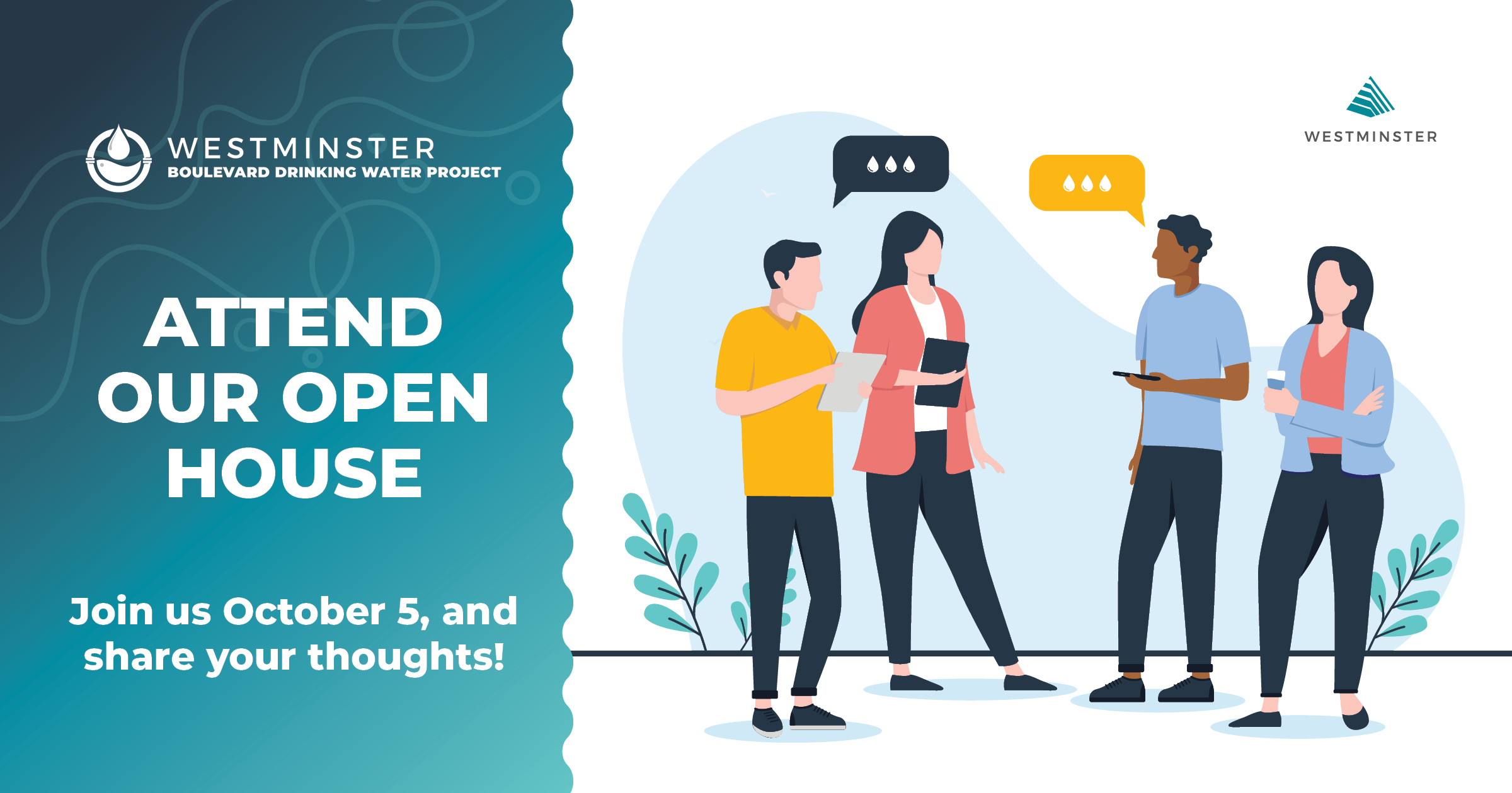 Header image announcing Open House