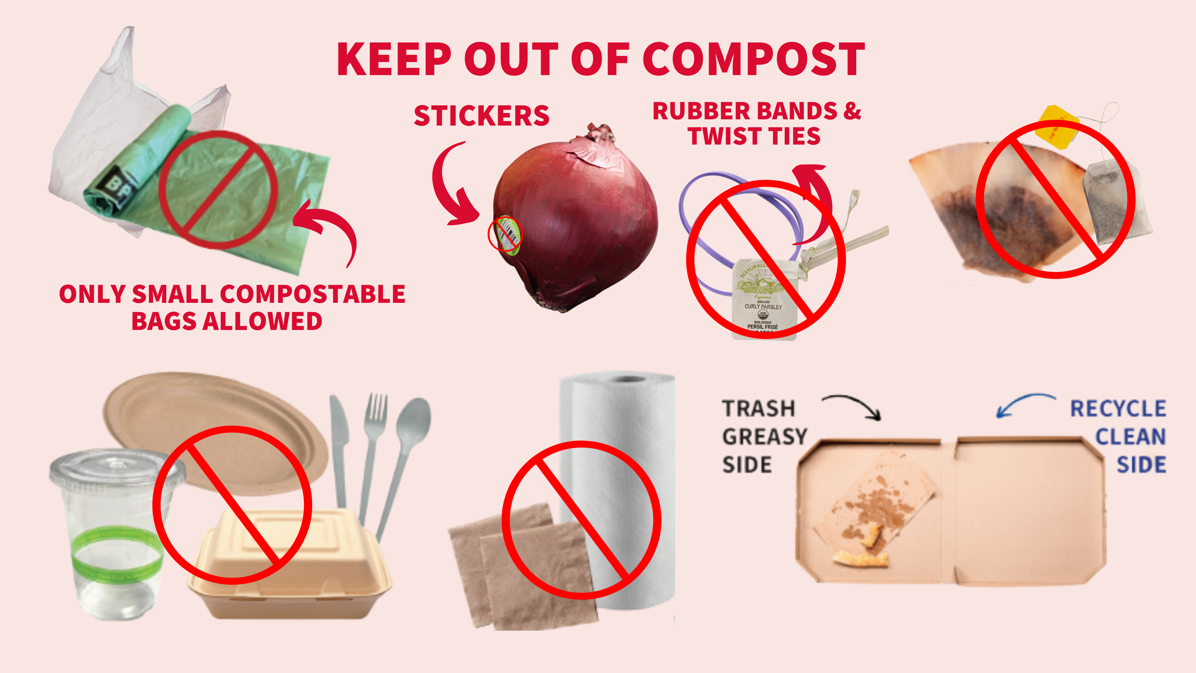 Things to keep out of the compost bin